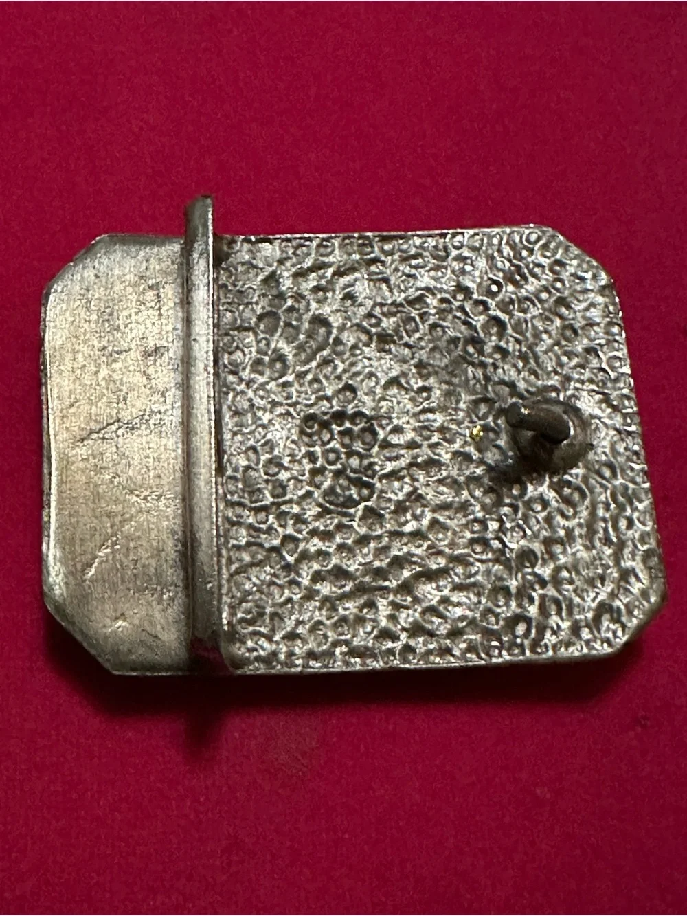 Silver Buckle UNISEX  Accessory SMU  SOUTHERN METHODiST UNIVERSITY Collectable
